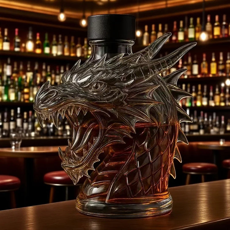 Karafa Na Whisky Ve Tvaru Dračí Hlavy